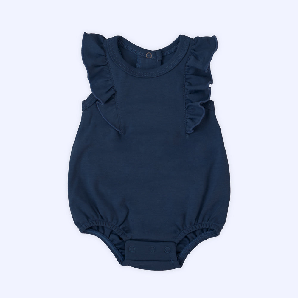 Pañalero de Olanes Azul Cielo - body para bebe Mae & Mini