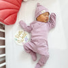 [mm-color:Lavanda] Set Bienvenido a Casa en color Amarillo Bebé - set de regalo para bebe
