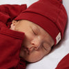 [mm-color:Rojo Nochebuena] Set Bienvenido a Casa en color Amarillo Bebé - set de regalo para bebe