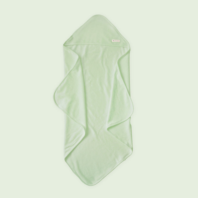 Toalla de Baño con gorro de algodon pima organico para bebe - Mae & Mini