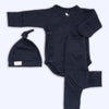 [mm-color:Azul Marino] Set Bienvenido a Casa en color Amarillo Bebé - set de regalo para bebe