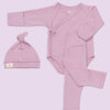 [mm-color:Lavanda] Set Bienvenido a Casa en color Amarillo Bebé - set de regalo para bebe