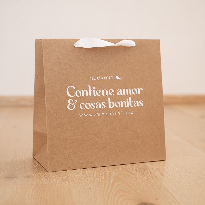 Bolsa de Regalo en color Bolsa Grande - ropa organica para bebe