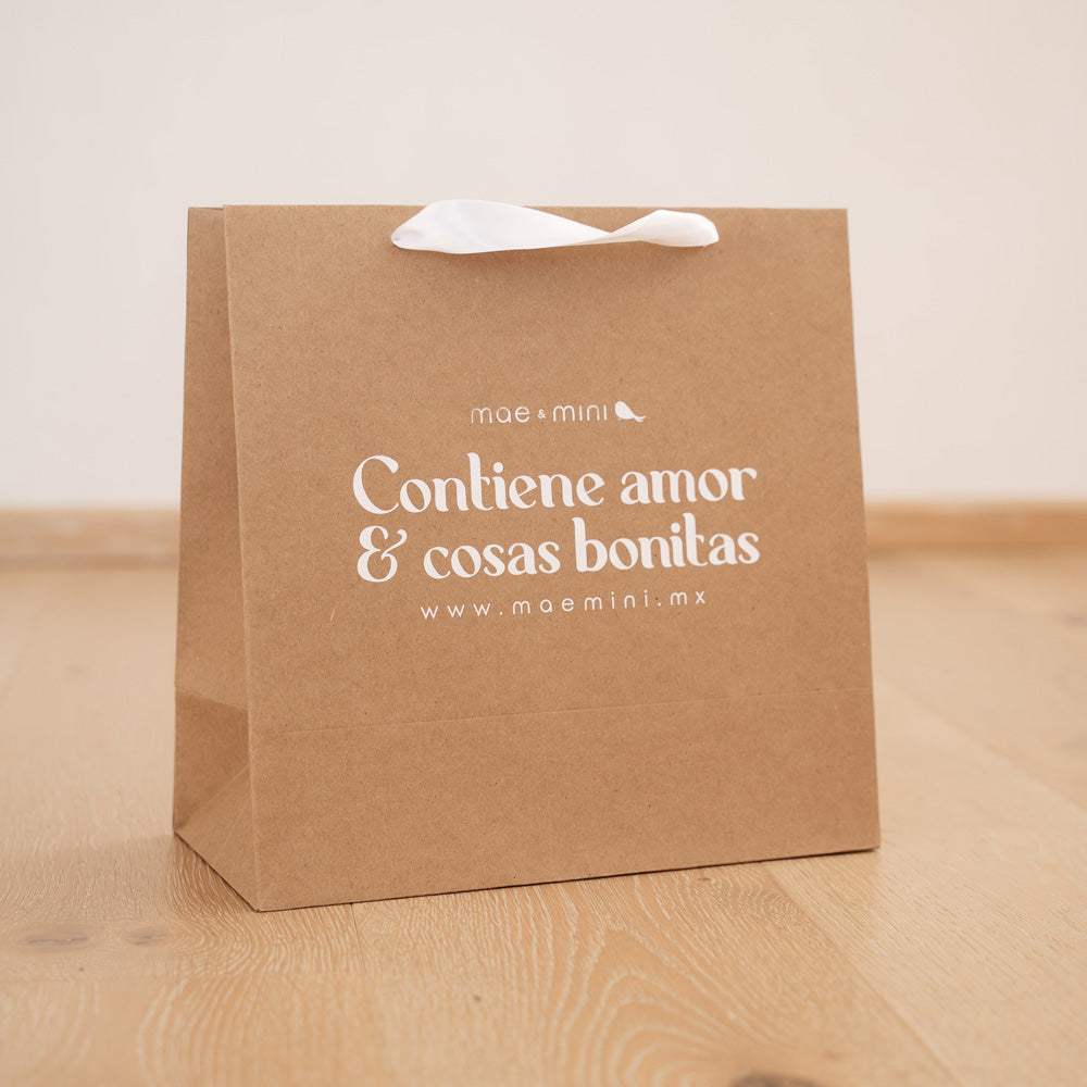 Bolsa de Regalo en color Pequeña - empaque de regalo para bebe