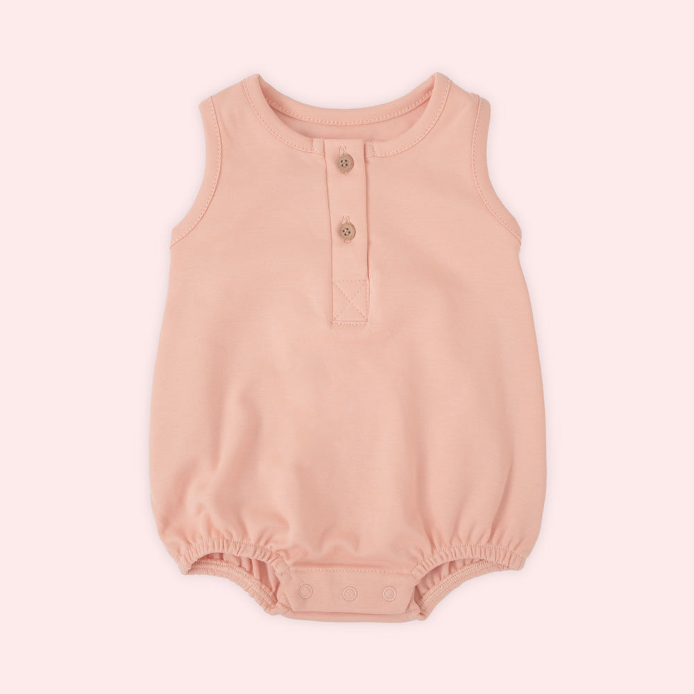 Pañalero de Botones Rosa Bebe - body para bebe Mae & Mini