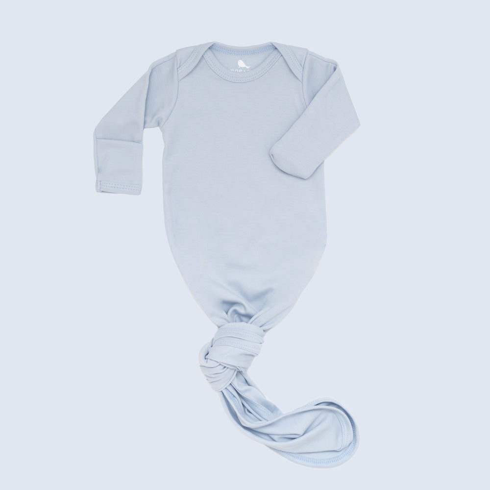 Pijama Nudo Azul Cielo - pijama para bebe Mae & Mini